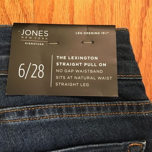 JONES NEW YORK NWT Lexington Straight Pull On Jeggings | Size 6 - Picture 9 of 9